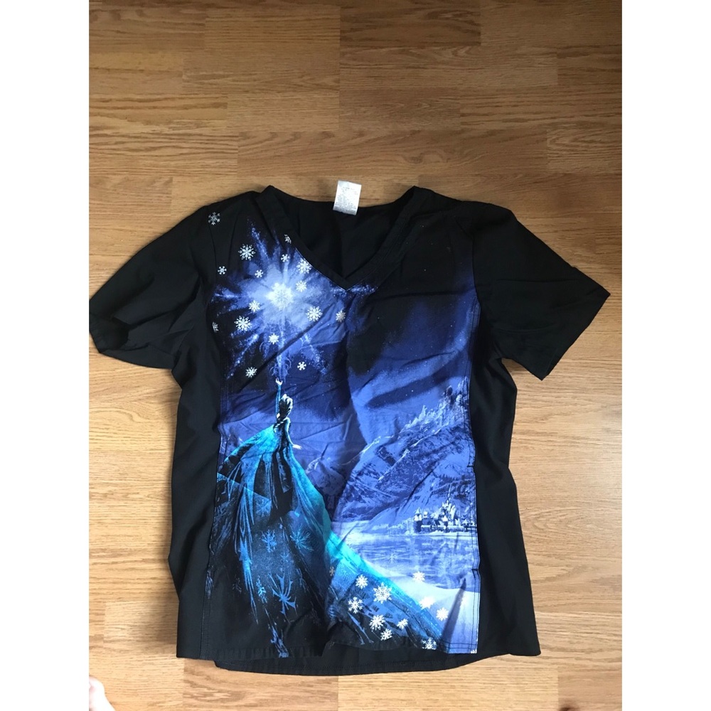 Frozen scrub top